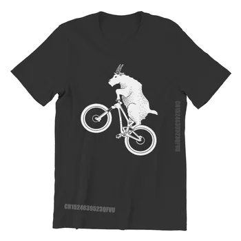 Cabra Única Camisetas de Mountain Bike MTB Bicicleta Confortável Novo Design Gráfico Homens T Shirts Tshirt Roupa Quente da Venda