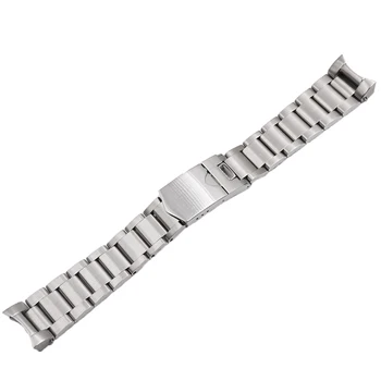 CARLYWET 22mm de Alta Qualidade em Aço Inoxidável 316L de Prata Faixa de Relógio de Correias watchbands Para Tudor Preto Bay