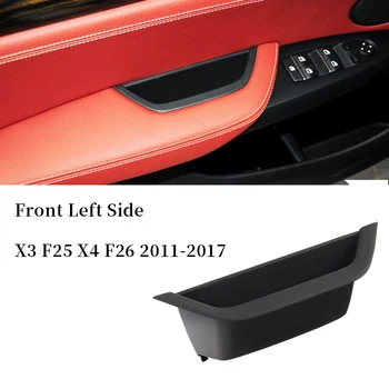Carro Automático Interior Maçaneta Da Porta Interior Pull Guarnição Compatível Para-Bmw F25 F26 X3 X4 2011-2017, Frente, Lado Esquerdo