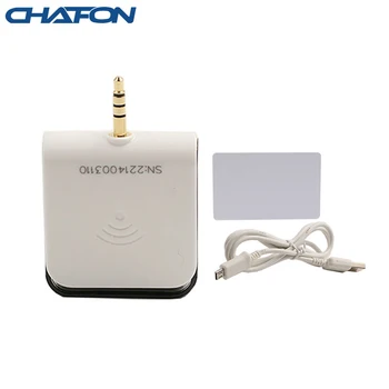 Chafon CF-H201 uhf de áudio mini leitor gravador uhf epc gen 2 iso 18000-6c suporte de protocolo IOS telefone Android SDK gratuito apk