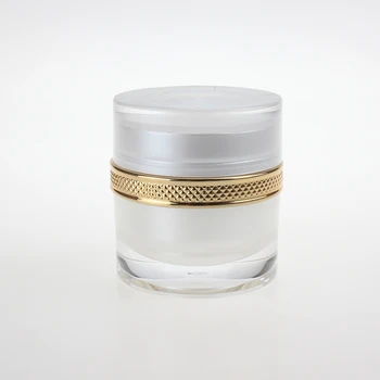 China fornecedores de cuidados da pele creme, frasco plástico de espessura recipiente 15g de luxo jarra de acrílico
