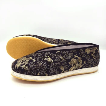 chinês antigo sapatos dinastia qing sapatos de pequim pano de sapatos imperador sapatos imperador cosplay 3
