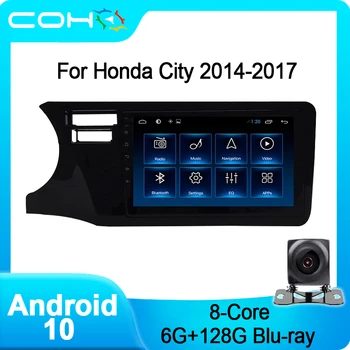 COHOC som do Carro do Jogador Autoradio Android 10.0 Octa Core 6+128G