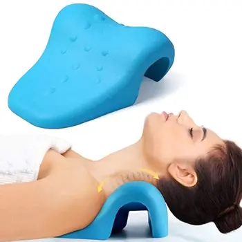Coluna do Alinhamento Dom Cervical Dispositivo Melhorar o sono Ombro Relaxer de Volta Almofada de Pescoço Maca Cabeça de tração travesseiro 2
