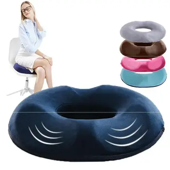 Conforto Donut Almofada Do Assento Do Sofá Hemorróidas Memória Espuma Anti Hemorróidas Massagem Cóccix Travesseiro Carro Office Almofada Do Assento