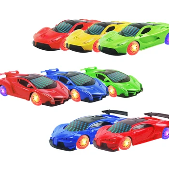 Controle remoto RC Brinquedos de carro luzes 3D Com as luzes do carro de brinquedos de Crianças Meninos Meninas rapazes raparigas Presente Com Luzes Piscando Brinquedos Educativos Luz 5