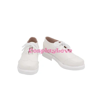 CosplayLove Idolish 7 YOTSUBA TAMAKI Brancos de Cosplay Sapatos Longas Botas de Couro Personalizado Feito à Mão Para o dia das bruxas 1
