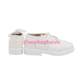 CosplayLove Idolish 7 YOTSUBA TAMAKI Brancos de Cosplay Sapatos Longas Botas de Couro Personalizado Feito à Mão Para o dia das bruxas 2