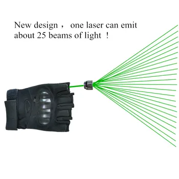 Couro de alta Qualidade, Forte Laser Verde Luva 1 pcs lasers verdes venda quente DJ festa de laser verde luva de Eventos & festas