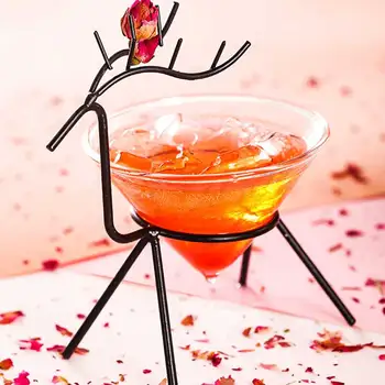 Criativo Copo de Coquetel Com Fulvo, Frame do Ferro Chumbo Martini Molecular Copo de Vinho Barra de Festa do Clube Copos de vasos de vidrio 160 1