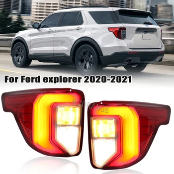 De Trás Da Luz Da Cauda Para Ford Explorer 2020 2021 Parar De Freio De Estacionamento Lâmpada Do Sinal De Volta A Luz De Condução Lâmpada Da Névoa Dos Acessórios Do Carro
