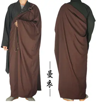 DIMI Shaolin Vestido de Monge Zen-Budista Kesa Sacerdote de Batina Manto de Meditação Kung Fu Terno Monge de Roupa de Linho Leigos Budistas Roupas