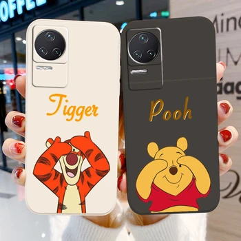 Disney Winnie the Pooh Tigrão Para Xiaomi Redmi K50 K40 Jogos K30 K30S 10 10C 10X 9A 9 9T 9C 9AT 5G Líquido Corda Caso de Telefone 5