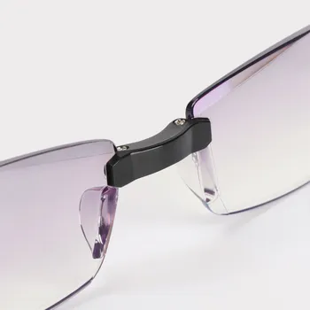 Dobramento de Óculos de Leitura Mens Presbiopia Óculos Luz Azul Óculos com Caixa de Ultra-leve Óculos de Leitura +1.0 +4.0 Óculos 3