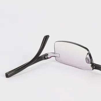 Dobramento de Óculos de Leitura Mens Presbiopia Óculos Luz Azul Óculos com Caixa de Ultra-leve Óculos de Leitura +1.0 +4.0 Óculos 4