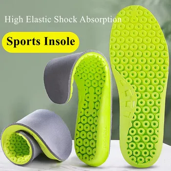 Esportes de Absorção de Choque de Palmilhas para Sapatos Suave Respirável Desodorante Palmilhas para Pés Apoio do Arco Anti-derrapante Modelo de Homens Pad Exclusivo