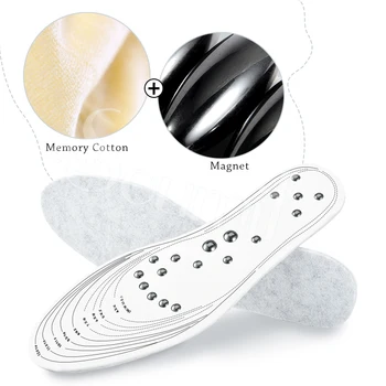 Espuma De Memória Magnética Palmilhas Almofadas Para Sapatos De Solas De Massagem De Acupressão Pé Terapia Do Alívio Das Dores Homens Mulheres Palmilha De Sapato Pad Insere 3
