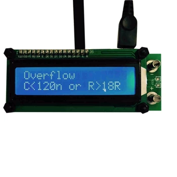 ESR01 Autorange Indutância Testador 20000 Contagens de Capacitância ESR Resistência SMD Componente Verificador de Alimentação USB Com Luz de fundo