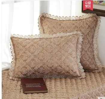 Estilo europeu fronha sofá de volta capa de almofada decorativa jacquard fronha de travesseiro