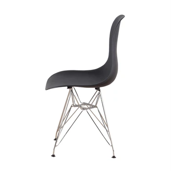 [EUA PRONTO STOCK]Conjunto de 4 Design Moderno Cadeira de Jantar com o Chrome Pernas de Metal, Estilo Nórdico Design Requintado Cadeira para Escritório 4