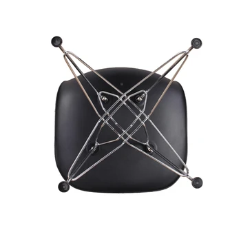 [EUA PRONTO STOCK]Conjunto de 4 Design Moderno Cadeira de Jantar com o Chrome Pernas de Metal, Estilo Nórdico Design Requintado Cadeira para Escritório 5