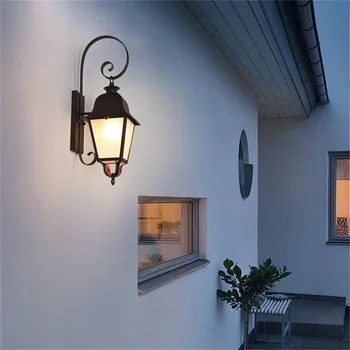 Exterior BRILHANTE Arandelas de Parede o dispositivo elétrico da Lâmpada Clássica DIODO emissor de Luz Impermeável Decorativos Para a Casa de Varanda Villa 1