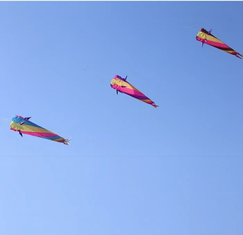 Frete grátis grande kite windsocks pipas 3d churrasquinho ao ar livre brinquedos voadores nylon pipas para adultos de pára-quedas kite esportes de praia