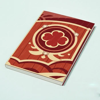 Genshin Impacto Klee Dodoco Cosplay Livro De Anime Kawaii Vermelho Caderno De Presentes De Aniversário