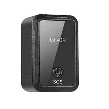 GF-09 Remoto Escuta Magnético Mini Veículo Tracker do GPS do carro do Tempo Real que segue o Dispositivo wi-Fi+lb+agps APLICATIVO Localizador de Mic Controle de Voz