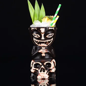Havaí copa do TIKI bar de cocktail condições taça de cerâmica esqueleto boneco TIKI caneca