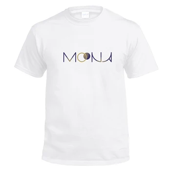 Hololive Indonésia Moona Hoshinova Cosplay T-shirt Homens Mulheres Casual de Verão do Algodão Camisa de Manga Curta 0