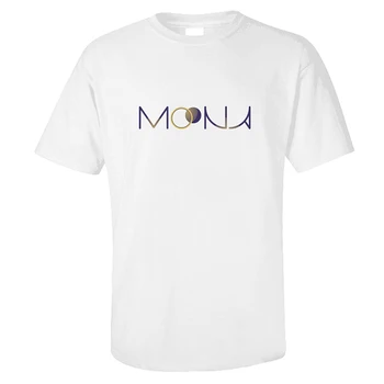 Hololive Indonésia Moona Hoshinova Cosplay T-shirt Homens Mulheres Casual de Verão do Algodão Camisa de Manga Curta 1