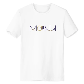 Hololive Indonésia Moona Hoshinova Cosplay T-shirt Homens Mulheres Casual de Verão do Algodão Camisa de Manga Curta 2