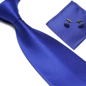 HOOYI 2019 barato do poliéster dos homens laço de pescoço conjunto de gravata japao botão de punho 5