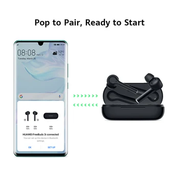 Huawei Freebuds 3i sem fio fone de ouvido bluetooth activa a redução de ruído em execução esportes fone de ouvido bateria de longa duração original autêntica 2