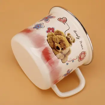 Japonês Leite Copa do Nostálgico e Criativo Esmalte Copos Xícaras de Café Xícara de Chá de Impresso de Revestimento de Alta capacidade 1L Presente Personalizado 5