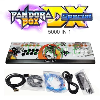 Jogos de Vídeo Retro Arcade Jogos do Console Caixa de Pandora 5000 Controlador Joystick para Pc Arcade Caixa de 5018 4 Jogadores de 8 Botões