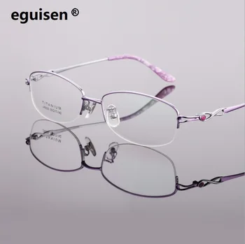 Largura-145 novas titânio óculos quadros de luz ultra negócios cara grande mulher feminina miopia leitura de armações de óculos óculos de oculos