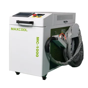 Laser de fibra para Limpeza de Metal, Ferrugem Máquina de 1000W MAXCOOL Preço Baixo