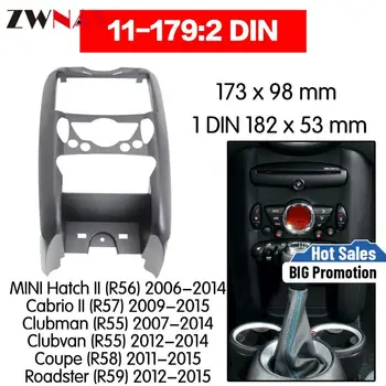 Leitor de DVD do carro do quadro Para MINI Hatch II 2006-2014 Cabrio II 2009-2015 Clubman Auto-Rádio Multimédia NAVI fáscia