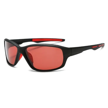 Lente vermelha Pesca Óculos para Ver Peixes Float Óculos de Homens, Óculos de sol Polarizados Homens de Condução Tons Masculina Óculos de Sol UV400 Óculos 4
