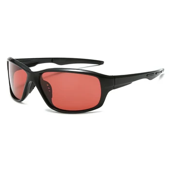 Lente vermelha Pesca Óculos para Ver Peixes Float Óculos de Homens, Óculos de sol Polarizados Homens de Condução Tons Masculina Óculos de Sol UV400 Óculos 5