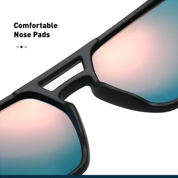 Luxo Óculos Polarizados para Homens Praça Óculos Masculino Retro Anti-Brilho Driver de Espelho de Óculos de Sol das Mulheres lentes de sol hombre 5