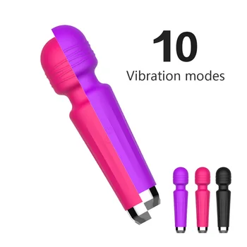 Massagem, Varinha de Brinquedos Sexuais para Mulheres Adultos Sensorial Mini Clitóris Vibrador Ponto G Vagina Vibrador Varinha Mágica Masturbador Feminino Sexshop