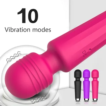 Massagem, Varinha de Brinquedos Sexuais para Mulheres Adultos Sensorial Mini Clitóris Vibrador Ponto G Vagina Vibrador Varinha Mágica Masturbador Feminino Sexshop 1