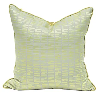 Moda verde amarelo geométricas decorativos jogar travesseiro/almofadas caso 45 50 55 60,moderno europeu capa de almofada de decoração para casa