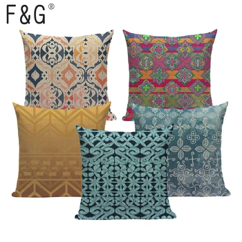 Nordic geométricas capa de almofada de decoração de casa de colorido geométrico sofá almofada 45Cmx45Cm Praça Enfeites Personalizados fronha