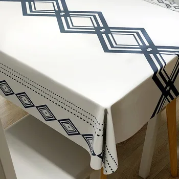 Nordic simples de moda descartável, em PVC esteira de tabela tabela tapete ins vento toalha de mesa à prova de água e óleo-prova de toalha de mesa 5