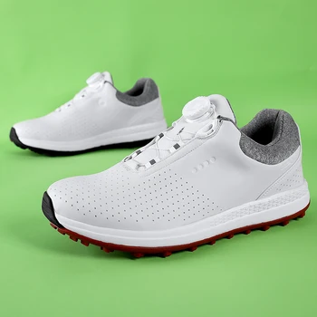 Novo De Alta Qualidade Sapatos De Golfe Homens Mulheres Tamanho Plus 46 47 Golf Usa Sapatos Confortáveis Anti Derrapante Atlético Tênis 4