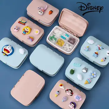 Novo Disney Dumbo Medicina Caixa De Embalagem Stellalou Doraemon Totoro 7 Dias Selado Portátil Viagem Vitamina Cuidados De Saúde Caso De Armazenamento